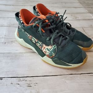 Nike zoom freak 2‎ vintage green pistachio frost and orange sneakers